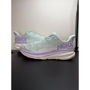 Hoka Clifton 9 Running Shoes Sunlit Ocean/Lilac Mist Colorway Women’s 11B